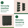 Verticale tuin plantenbak - Pro - Stapelbaar met kliksysteem - 33x18,5 cm