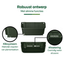 Verticale tuin plantenbak - Groen - Stapelbaar met kliksysteem - 33x18,5 cm