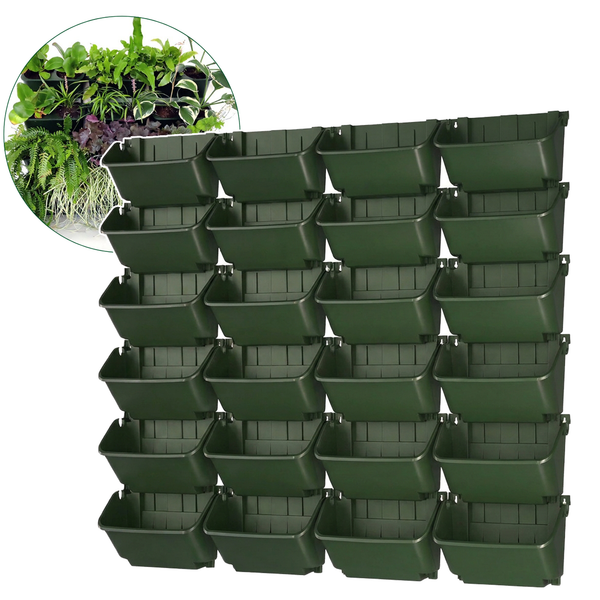 Verticale tuin plantenbak - Pro - Starter set - 24 stuks