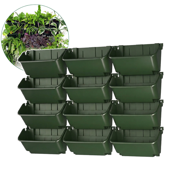 Verticale tuin plantenbak - Pro - Starter set - 12 stuks